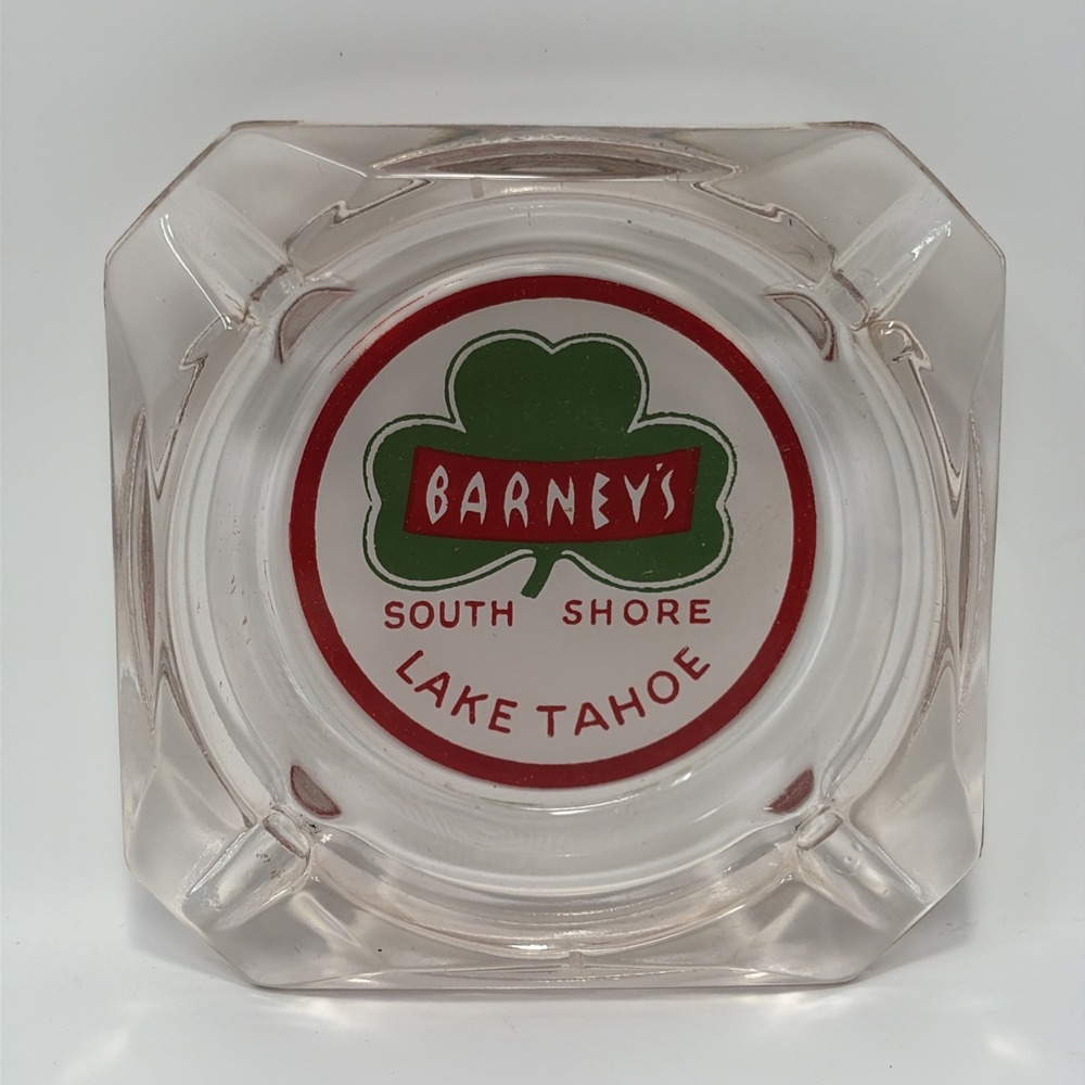 Barney's South Shore Lake Tahoe Casino Vintage Ashtray